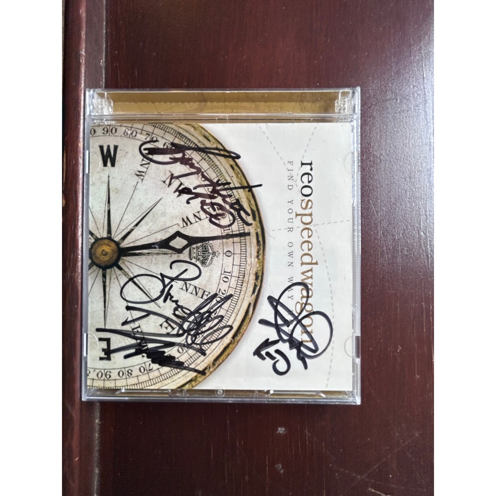 REO Speedwagon Signed CD Find Your Own Way Home Autographed 2007 Rock Album